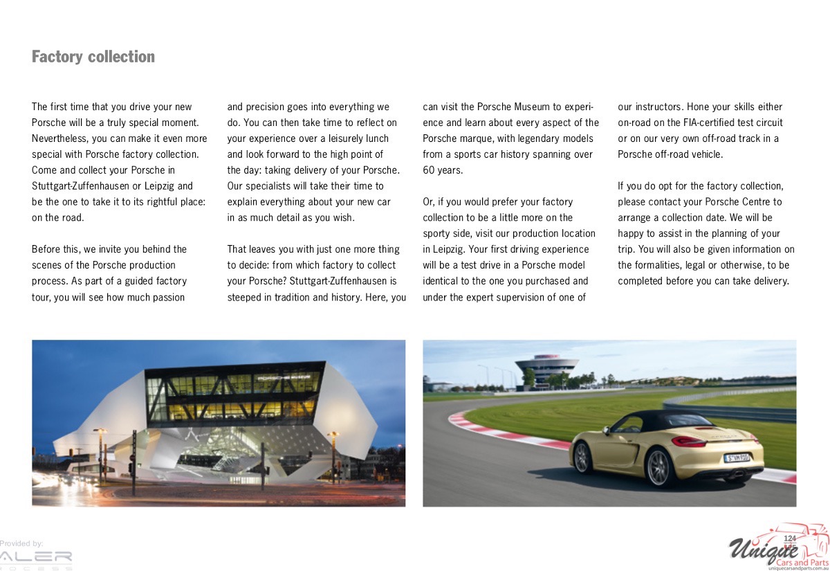 2014 Porsche Boxster Folder Page 3